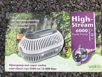 Vijverpomp Velda high stream 6000 NIEUW beschikbaar voor biedingen