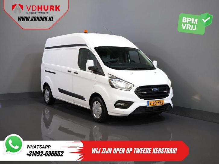 Ford Transit Custom 2.0 TDCI 130 pk L2H2 Trend MHEV BPM VRIJ, Auto's, Bestelwagens en Lichte vracht, Bedrijf, ABS, Airconditioning