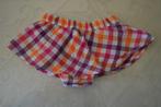 Zwembroekje met rokje over geruit wit/oranje/roze/mauve m 62, Kinderen en Baby's, Babykleding | Baby-zwemkleding, Zeeman, Maat 62