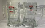 2x Zeldzame ANCHOR BEER bekers, Ophalen, Glas of Glazen, Nieuw, Glas