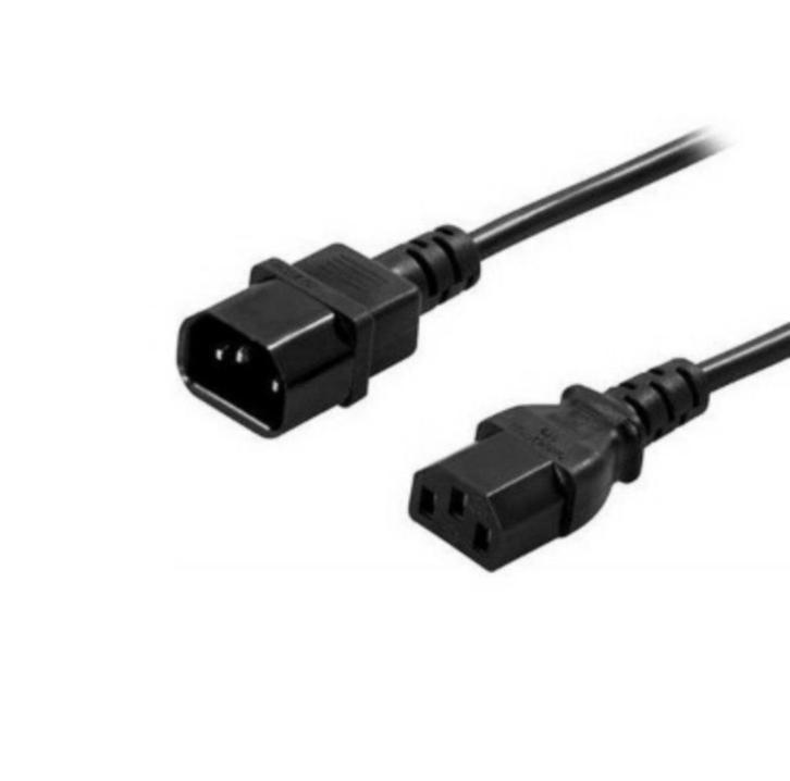 C13 Verlengkabel Computer Voedingskabel Kabel - 125cm/150cm, Computers en Software, Pc- en Netwerkkabels, Zo goed als nieuw, Verzenden