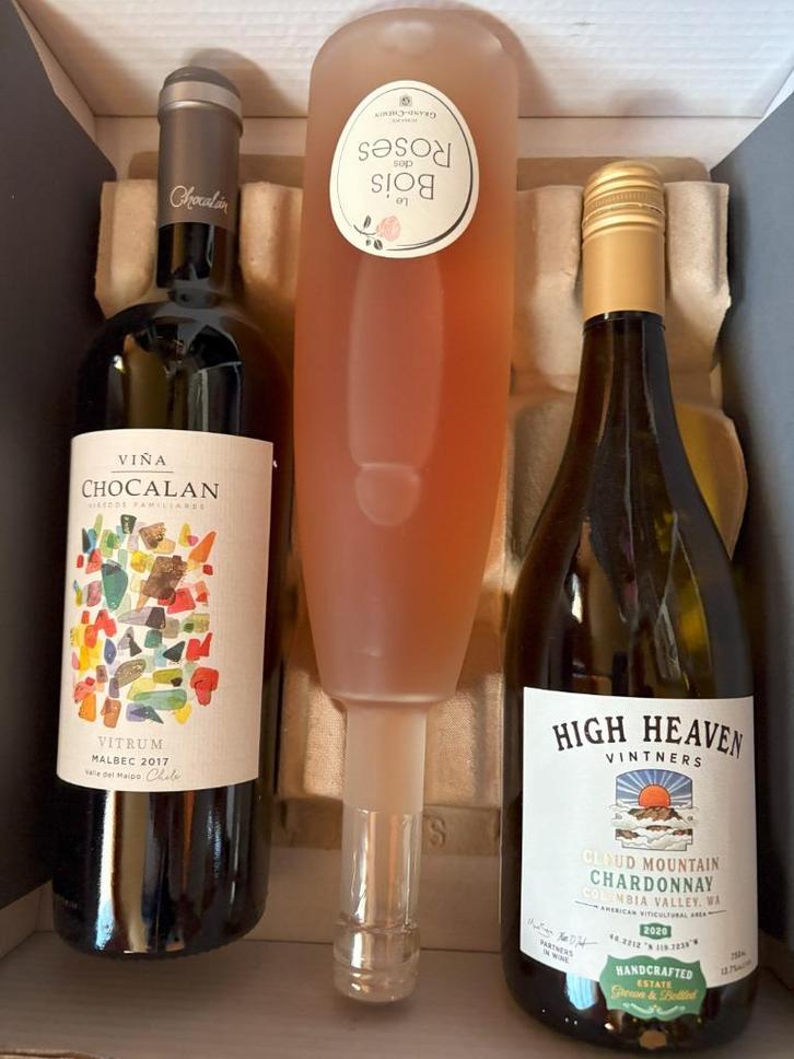 Wijnen-set (rode - rosé - witte), Collections, Vins, Neuf, Autres types, Autres régions, Enlèvement