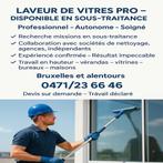 Laveur De Vitres En Sous Traitance (Recherche)