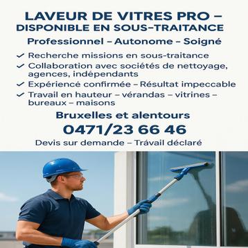 Laveur De Vitres En Sous Traitance (Recherche) beschikbaar voor biedingen