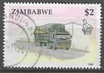 Zimbabwe 1990 - Yvert 209 - Het leven in Zimbabwe (ST), Timbres & Monnaies, Timbres | Afrique, Affranchi, Zimbabwe, Envoi