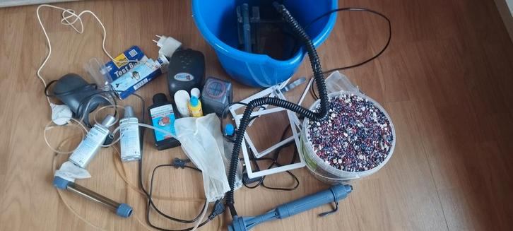 Aquarium materiaal, Dieren en Toebehoren, Vissen | Aquaria en Toebehoren, Zo goed als nieuw, Ophalen of Verzenden