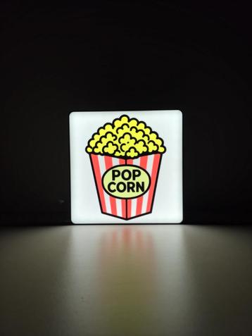 Popcorn LED-lamp – Thuis Bioscoop, Film Nachtlamp  beschikbaar voor biedingen