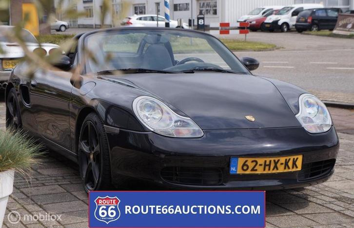 Porsche Boxster | 2002 | Route 66 Auctions, Auto's, Porsche, Bedrijf, Te koop, Boxster, Benzine, Overige carrosserie, Handgeschakeld