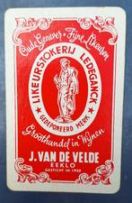 Carte à jouer Eeklo — Van de Velde Ledeganck, red_80, Enlèvement ou Envoi, Utilisé, Carte(s) à jouer