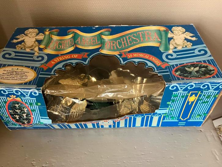 Snoer met engeltjes en muziek waarvan vidio, Divers, Noël, Utilisé, Enlèvement