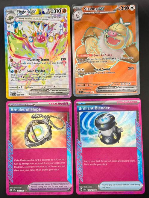 Pokémon Lot - 4x hits - Surging Sparks, Hobby en Vrije tijd, Verzamelkaartspellen | Pokémon, Ophalen of Verzenden
