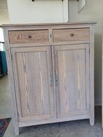 Kast hout naturel grijs, Ophalen, Gebruikt, 100 tot 150 cm, 100 tot 150 cm