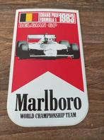 Sticker Marlboro F1 grand prix 1983 België, Verzamelen, Stickers, Ophalen of Verzenden, Zo goed als nieuw