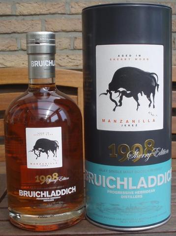 Fles whisky Bruichladdich Manzanilla