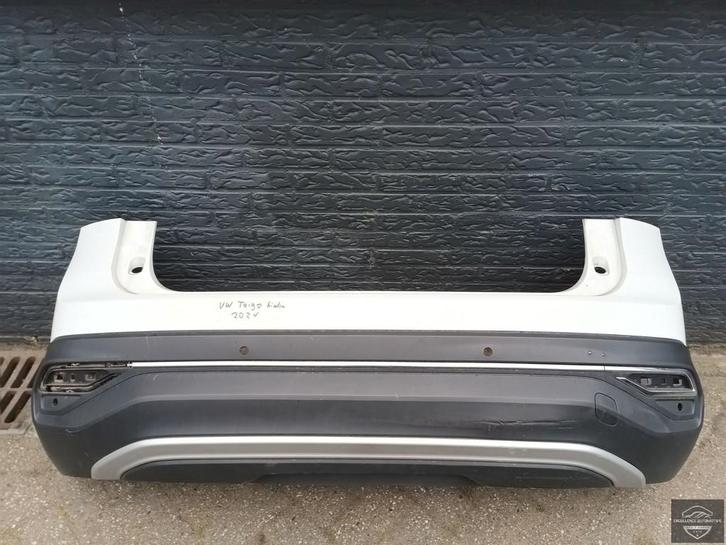 VW Taigo 2G7 2021+ Achterbumper Bumper 4xPDC Origineel!, Auto-onderdelen, Carrosserie, Bumper, Volkswagen, Gebruikt