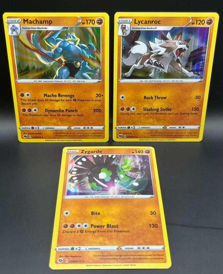 Pokémon : Champion's Path Holo's (in lot of single), Hobby en Vrije tijd, Verzamelkaartspellen | Pokémon, Nieuw, Meerdere kaarten