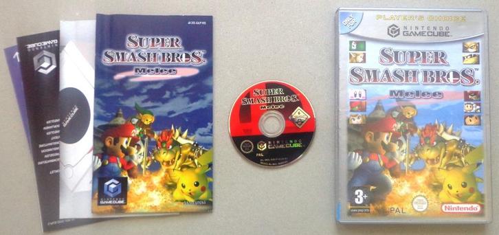 Super Smash Bros Melee voor de Nintendo GameCube Compleet, Games en Spelcomputers, Games | Nintendo GameCube, Zo goed als nieuw
