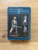 ROMEO MODELS RM75-36 chevalier debut 14ème 75mm., Ophalen of Verzenden, Zo goed als nieuw, Figuur of Figuren