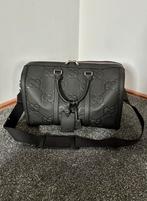 Sac/sac de sport Gucci Jumbo GG, Comme neuf, Autres marques, Noir, Cuir