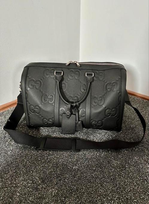 Gucci Jumbo GG Tas / Duffle Bag, Handtassen en Accessoires, Tassen | Schoudertassen, Zo goed als nieuw, Overige merken, Zwart