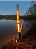 Nieuwe tuinkachel tuinhaard op pellets, Ophalen