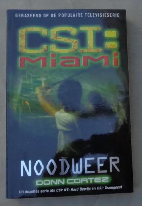 CSI MIAMI NOODWEER Donn Cortez PAPERBACK 2006 223p. boek Tel, Boeken, Thrillers, Zo goed als nieuw, Verzenden
