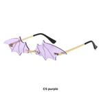 Bat zonnebril paars, Autres marques, Enlèvement ou Envoi, Lunettes de soleil, Violet