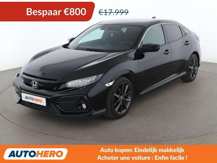 Honda Civic 1.0 VTEC Elegance (bj 2022, automaat), Auto's, Honda, Te koop, Civic, ABS, Achteruitrijcamera, Adaptive Cruise Control