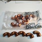 Sanitaire - Chauffage Lot de 15 coudes cuivre Ø10, Bricolage & Construction, Sanitaire, Enlèvement ou Envoi, Neuf, Cuivre, Autres types