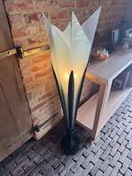 2 staan lampen in Art Deco stijl, Ophalen, 100 tot 150 cm, Zo goed als nieuw, Glas