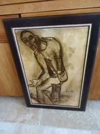 Superbe impression d'art Constant Permeke De Bedelaar 57x81, Enlèvement ou Envoi