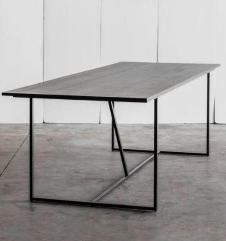 Tafel Mesa Nero by Heerenhuis, Huis en Inrichting, Tafels | Eettafels, Zo goed als nieuw, 50 tot 100 cm, 150 tot 200 cm, Vijf personen of meer
