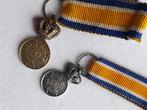 Mini-médailles néerlandaises, Armée de terre, Enlèvement ou Envoi, Ruban, Médaille ou Ailes