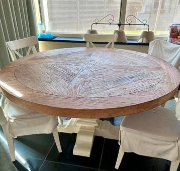 Landelijke tafel pr interiors, 100 à 150 cm, Cinq personnes ou plus, Rond, 150 à 200 cm
