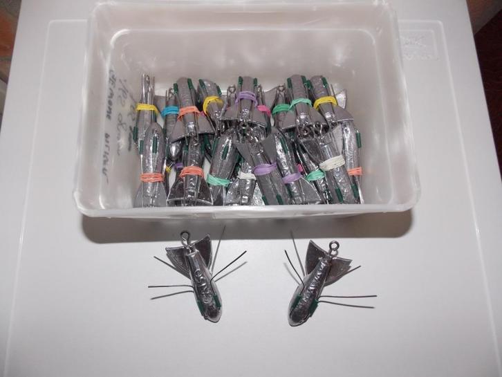 Klapankers 160 Gram, Watersport en Boten, Hengelsport | Zeevissen, Nieuw, Complete set, Ophalen of Verzenden