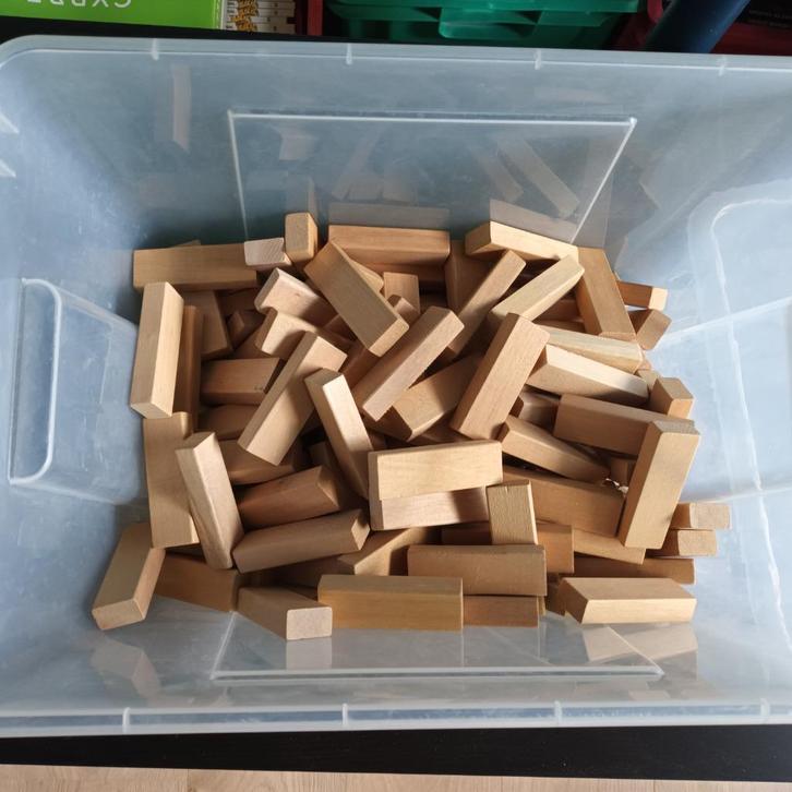 Kapla planchettes en bois 195 pièces, Kinderen en Baby's, Speelgoed | Bouwstenen, Zo goed als nieuw, Overige merken, Ophalen of Verzenden