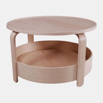 Salontafel rond in hout beschikbaar voor biedingen