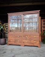 Antieke eikenhouten ladekast | Oude Schoolkast  #2574, Enlèvement ou Envoi