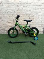 Metalen groene kinderfiets 12'', Fietsen en Brommers, Fietsen | Kinderfietsjes, Ophalen of Verzenden, Gebruikt, Minder dan 16 inch