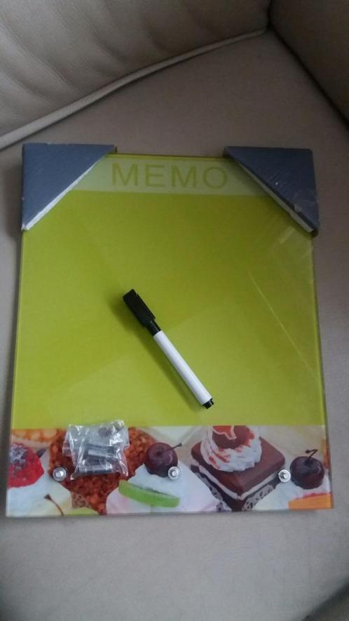 Memo bord, Huis en Inrichting, Woonaccessoires | Memoborden, Zo goed als nieuw, Overige typen, Ophalen of Verzenden