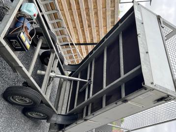 750kg Ongeremde trailer electrische kipper dekzeil, Auto diversen, Aanhangers en Bagagewagens, Ophalen, Zo goed als nieuw
