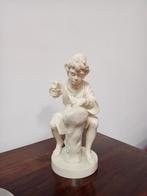 Sculpture statuette Michel-Ange sultan la tête du Faune, Ophalen