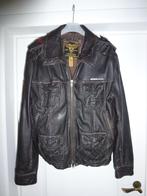 Superdry leren jas large, Kleding | Heren, Ophalen of Verzenden, Gedragen, Maat 52/54 (L)
