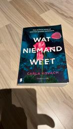 Wat niemand weet Carla kovach, Enlèvement, Comme neuf