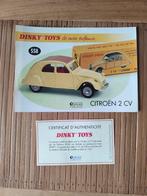 Dinky ATLAS fascicule + Certificat _ Citroën 2CV _ ref. 558, Enlèvement ou Envoi, Neuf, Autres types, Dinky Toys