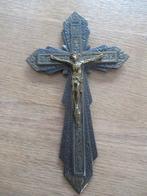 kruisbeeld ART DECO-1930-brons-kruisbeeld-VINTAGE, Enlèvement ou Envoi