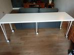 Bureau Ikea Lagkapten wit, Met wielen, Gebruikt, Ophalen, Bureau