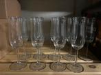 Champagne glazen, Verzamelen, Glas en Drinkglazen, Ophalen, Zo goed als nieuw