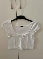 Witte crop top Brandy Melville, Vêtements | Femmes, Tops, Manches courtes, Enlèvement ou Envoi, Comme neuf, Taille 34 (XS) ou plus petite