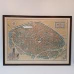 Kaart van Brugge door Geo Ebinger gesigneerd en genummerd, Antiek en Kunst, Ophalen of Verzenden